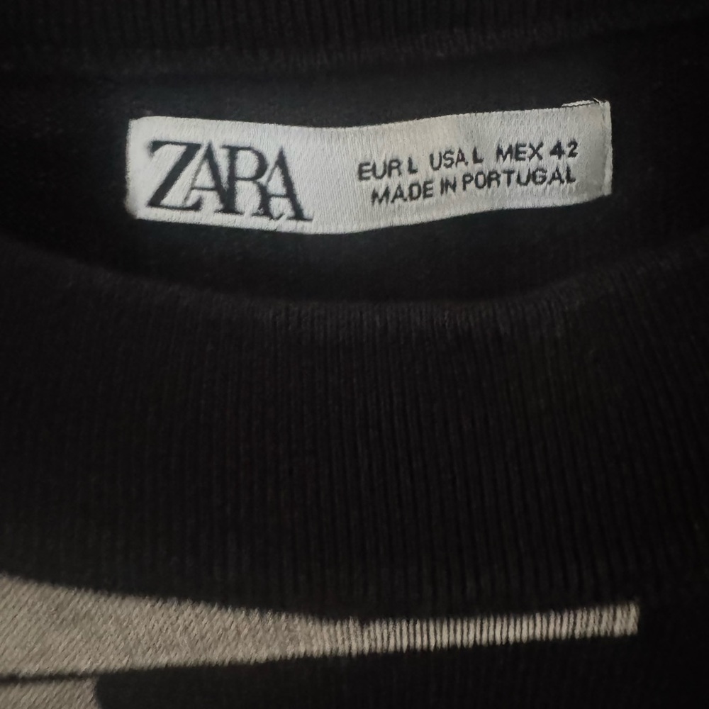 Zara Monochrome Men's Crewneck Sweater